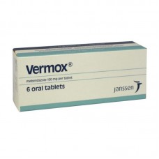 Антигельминтное средство Vermox 6 таблеток по 100 мг