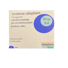 Ампулы Diclofenac  ratiopharm  75 мг/3 мл